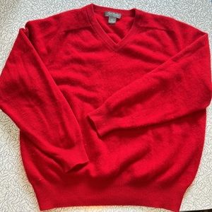 100% Cashmere Red sweater